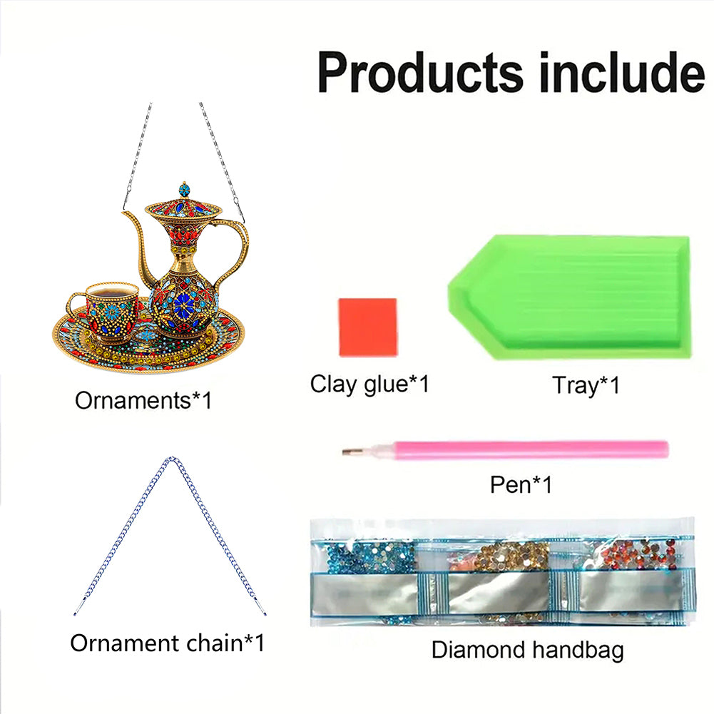 2D Flat DIY Diamond Art Pendant Diamond Painting Set Home Wall Decoration Crafts