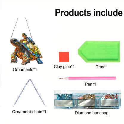 2D Flat DIY Diamond Art Pendant Diamond Painting Set Home Wall Decoration Crafts