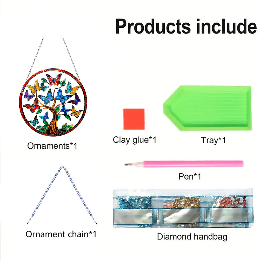 2D Flat DIY Diamond Art Pendant Diamond Painting Set Home Wall Decoration Crafts