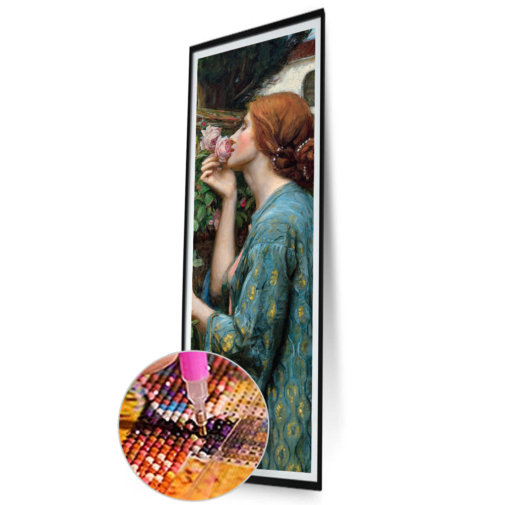 Vintage Goddess - Full Round Drill Diamond Painting 30*90CM