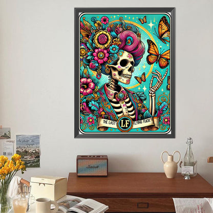 Skull - Full Round Drill Diamond Painting 40*50CM