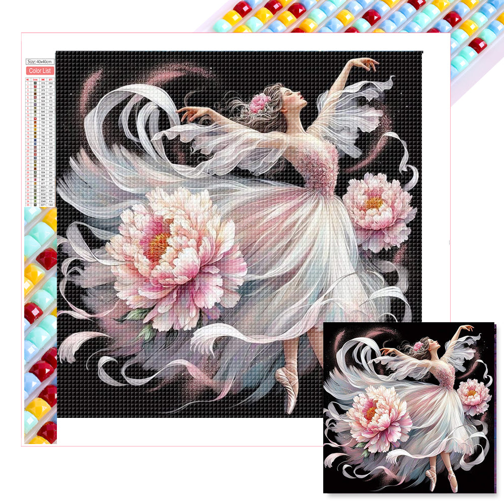 Dream Ballet Girl - Full Square Drill Diamond Painting 40*40CM