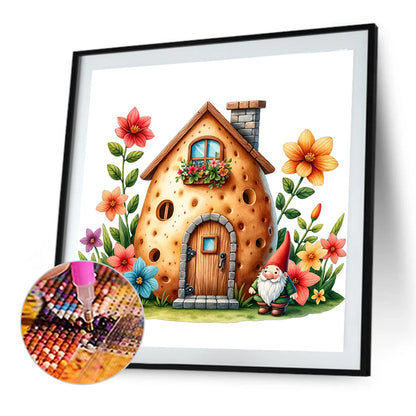 Potato House - Full Round Drill Diamond Painting 40*40CM