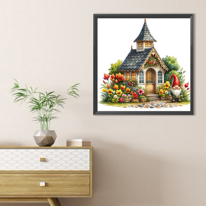 House - Full Round Drill Diamond Painting 40*40CM