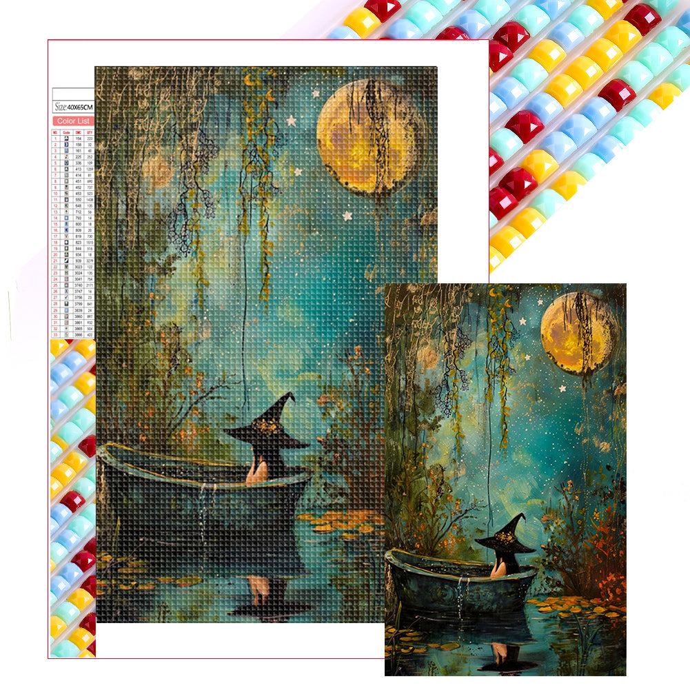 Witch - Full Square Drill Diamond Painting 40*65CM