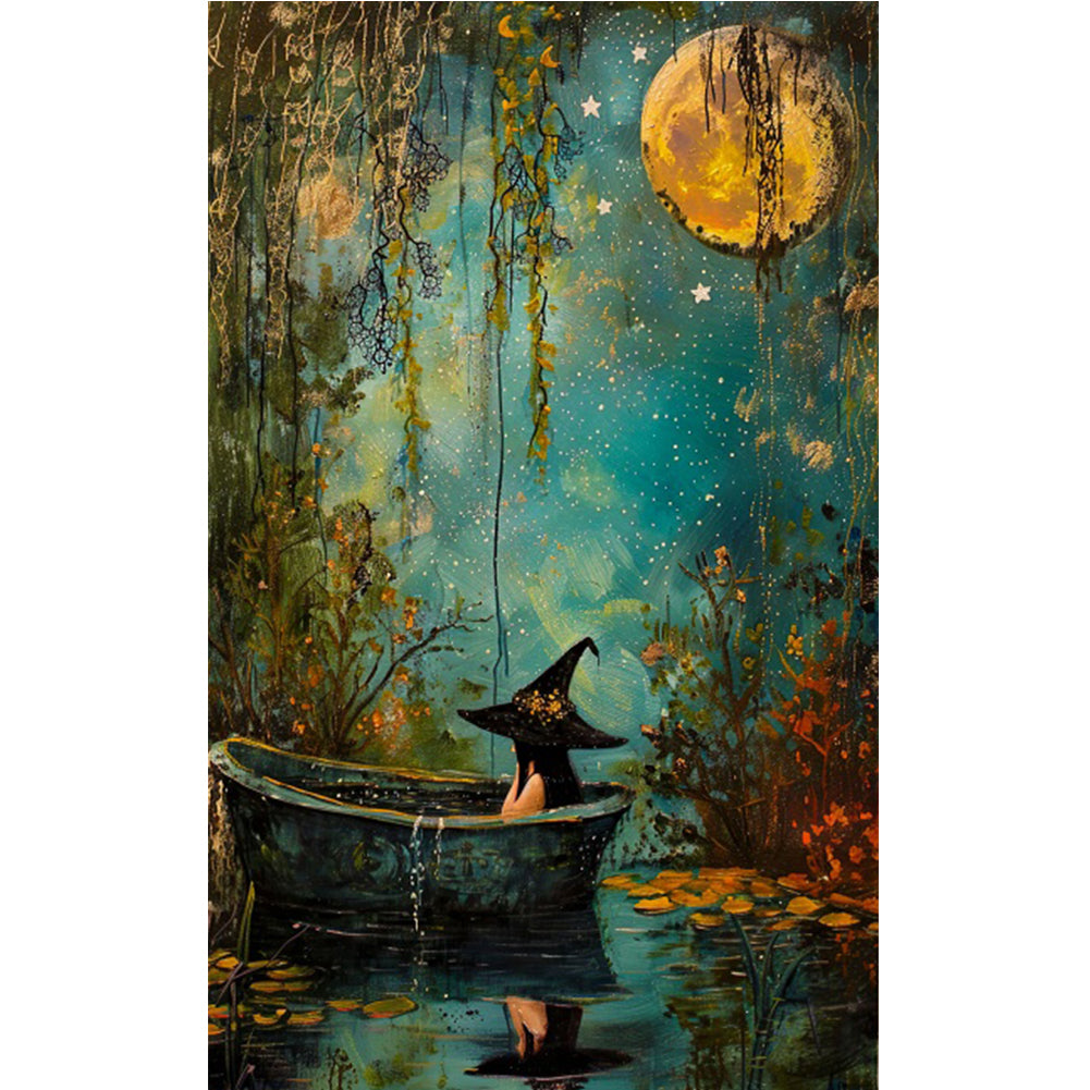 Witch - Full Square Drill Diamond Painting 40*65CM
