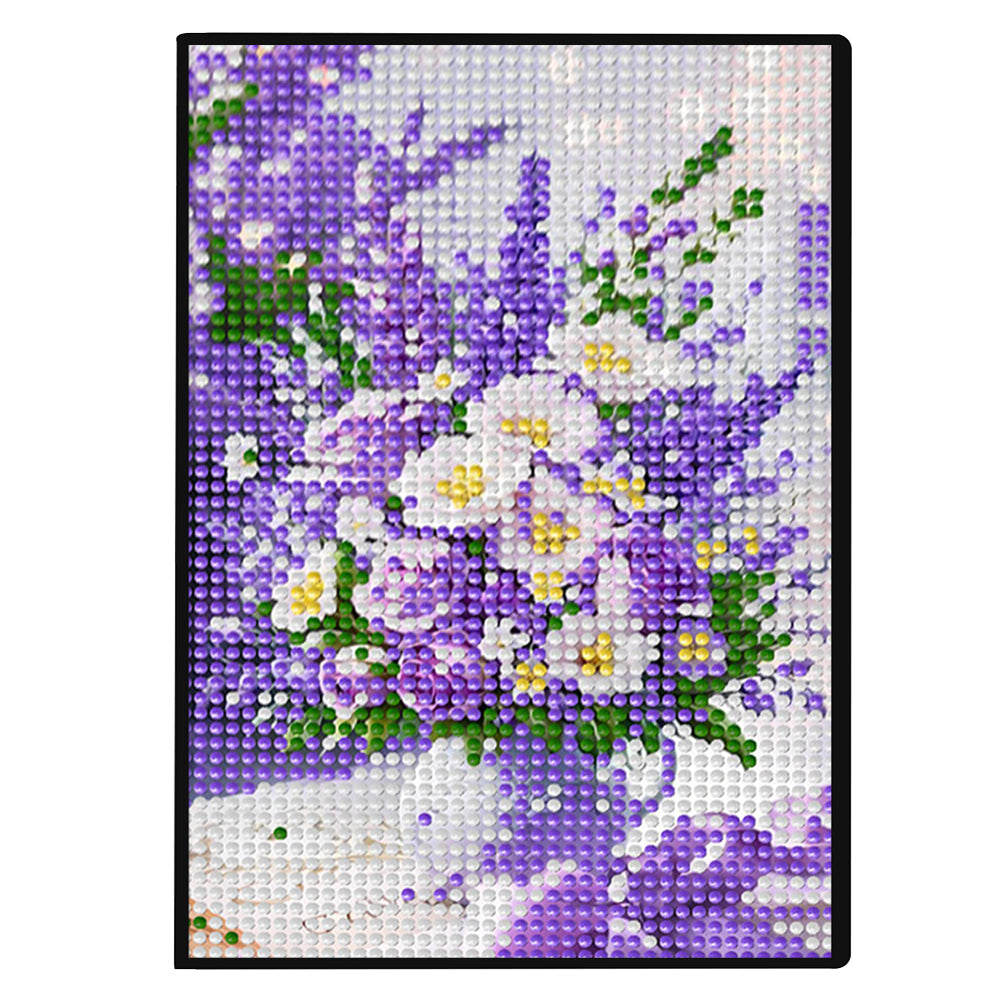 5D DIY Diamond Art Painting Notebook Kit Crystal Notepad Sketchbook for Birthday
