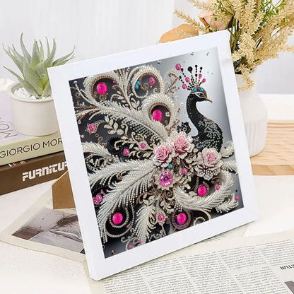 Peacock - Special Shaped Drill Diamond Painting 30*30CM