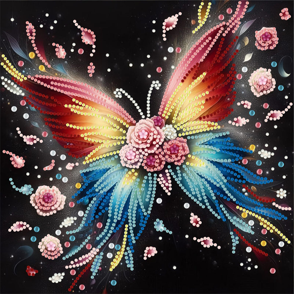 Butterfly - Special Shaped Drill Diamond Painting 30*30CM