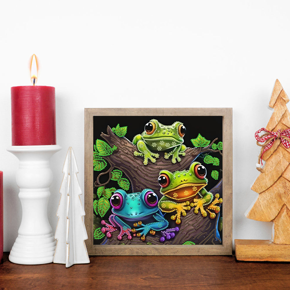 Frog - Special Shaped Drill Diamond Painting 30*30CM