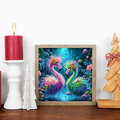 Ostrich - Special Shaped Drill Diamond Painting 30*30CM