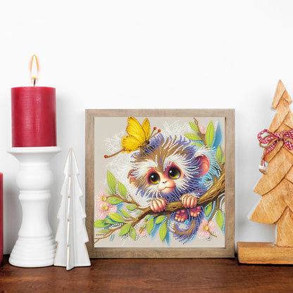 Monkey - Special Shaped Drill Diamond Painting 30*30CM