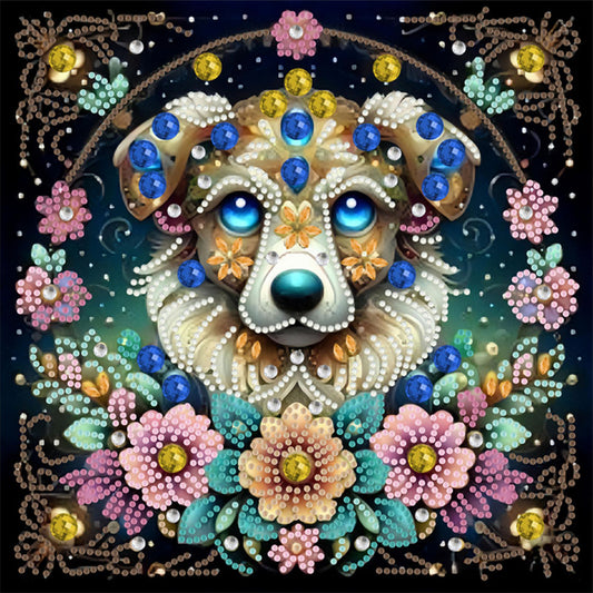 Dog - Special Shaped Drill Diamond Painting 30*30CM