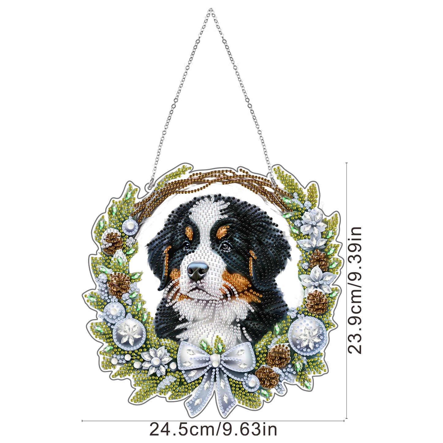 2D Flat DIY Acrylic Rhinestone Diamond Art Window Pendants Special Shape Crafts