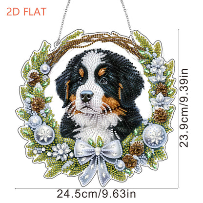 2D Flat DIY Acrylic Rhinestone Diamond Art Window Pendants Special Shape Crafts