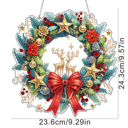 2D Flat DIY Acrylic Rhinestone Diamond Art Window Pendants Special Shape Crafts