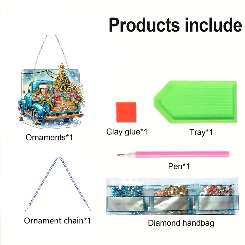 2D Flat DIY Acrylic Rhinestone Diamond Art Window Pendants Special Shape Crafts