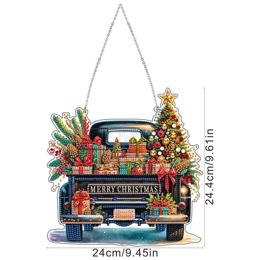 2D Flat DIY Acrylic Rhinestone Diamond Art Window Pendants Special Shape Crafts
