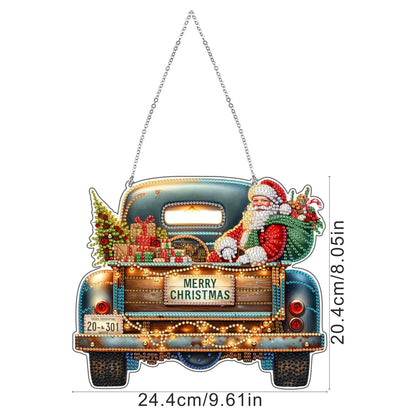 2D Flat DIY Acrylic Rhinestone Diamond Art Window Pendants Special Shape Crafts