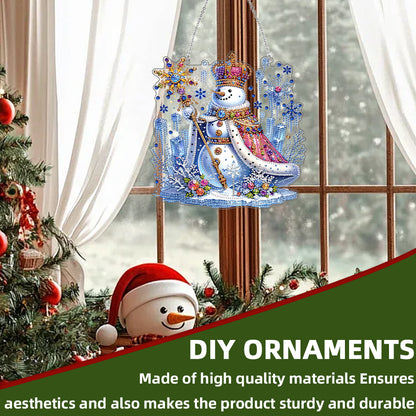 2D Flat DIY Acrylic Rhinestone Diamond Art Window Pendants Special Shape Crafts