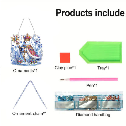 2D Flat DIY Acrylic Rhinestone Diamond Art Window Pendants Special Shape Crafts