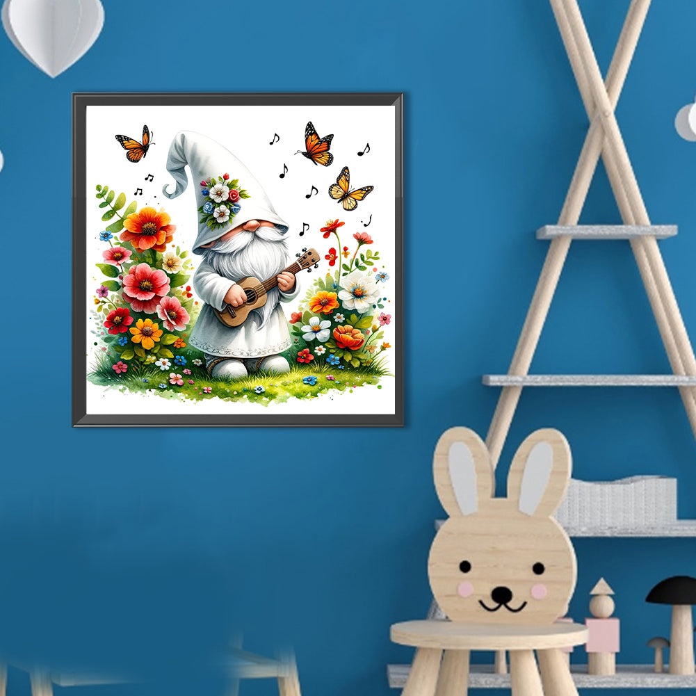 Guitar Gnome - Full Round Drill Diamond Painting 40*40CM