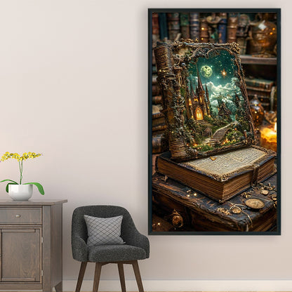 Magic Book - 11CT Stamped Cross Stitch 40*70CM