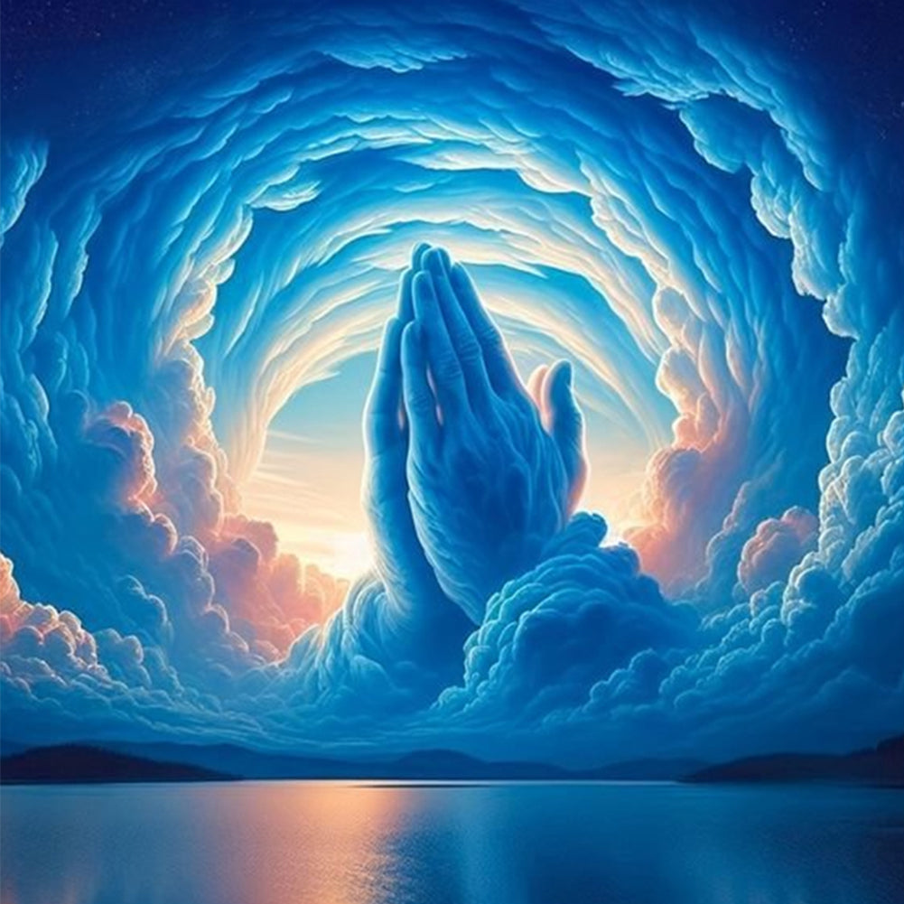 Prayer - Full Round Drill Diamond Painting 30*30CM