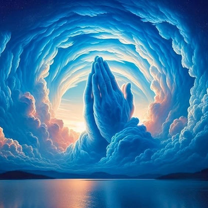 Prayer - Full Round Drill Diamond Painting 30*30CM
