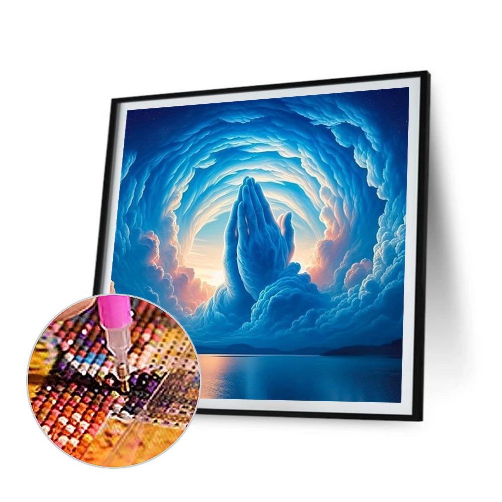 Prayer - Full Round Drill Diamond Painting 30*30CM