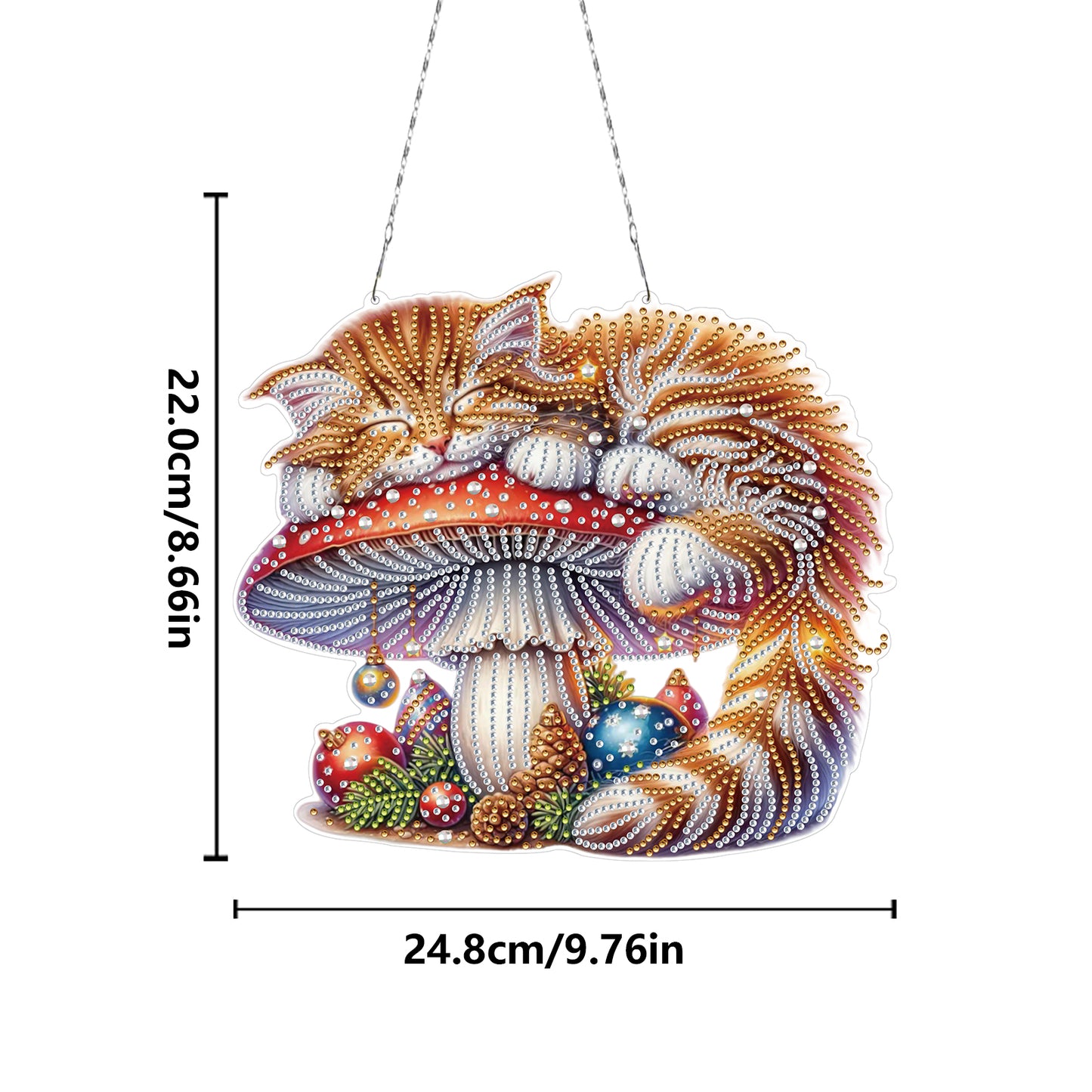 2D Flat DIY Diamond Art Pendant Diamond Painting Set Home Wall Decoration Crafts