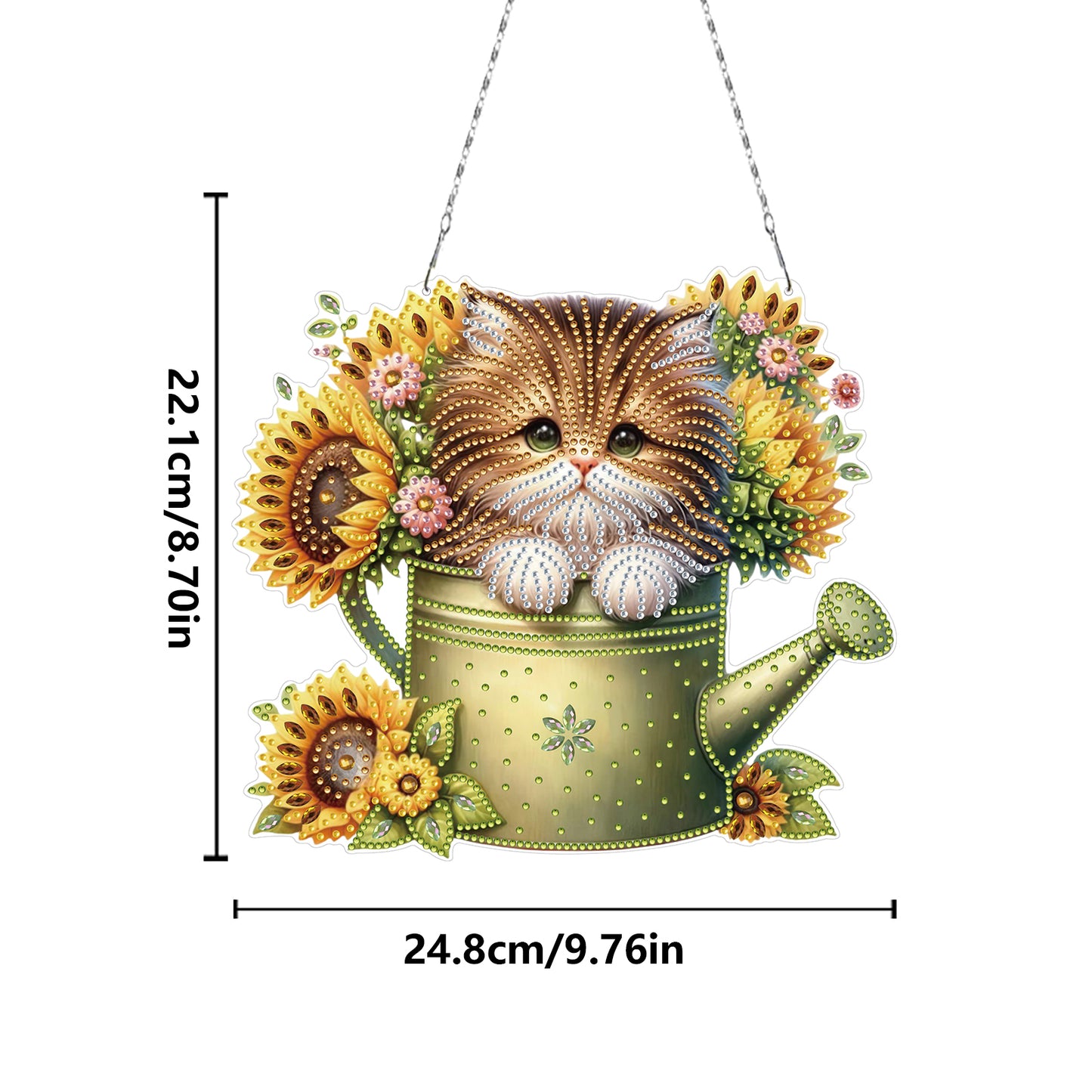 2D Flat DIY Diamond Art Pendant Diamond Painting Set Home Wall Decoration Crafts
