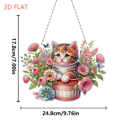 2D Flat DIY Diamond Art Pendant Diamond Painting Set Home Wall Decoration Crafts