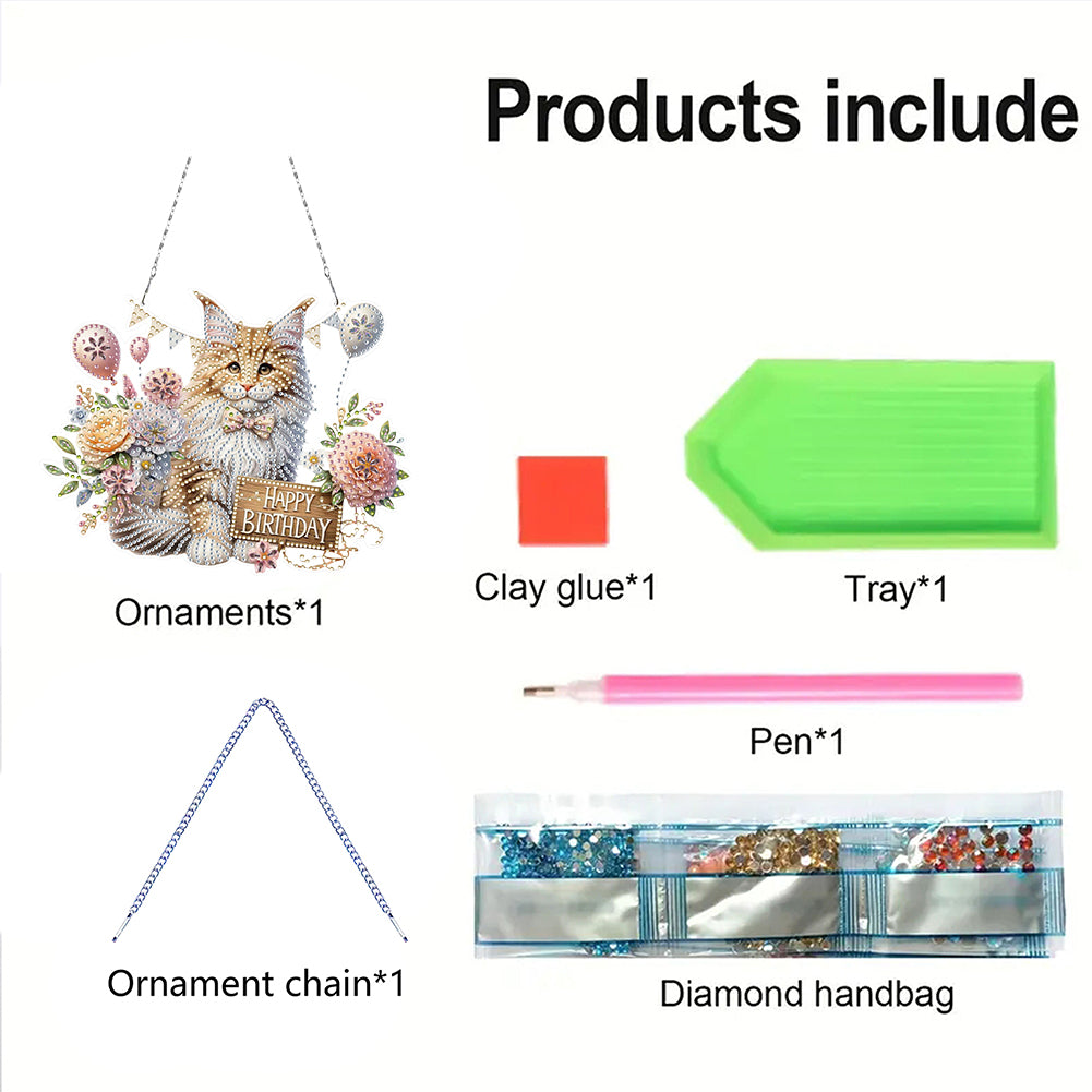 2D Flat DIY Diamond Art Pendant Diamond Painting Set Home Wall Decoration Crafts