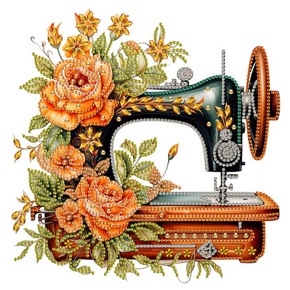4Pcs Sewing Machine - Special Shaped Drill Diamond Painting 30*30CM