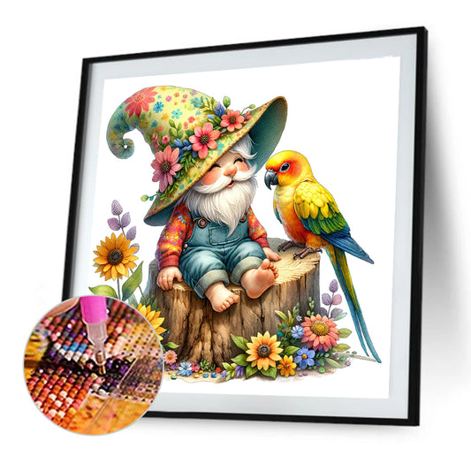 Flower Cart - Full Round Drill Diamond Painting 30*30CM