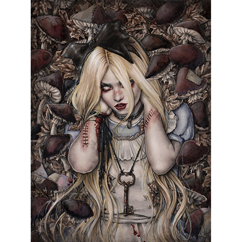 Not Your Alice - Full Round Drill Diamond Painting 40*50CM