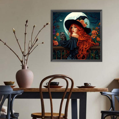Witch - Full Round Drill Diamond Painting 40*40CM