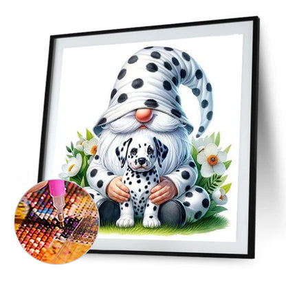 Dalmatian Gnome - Full Round Drill Diamond Painting 30*30CM