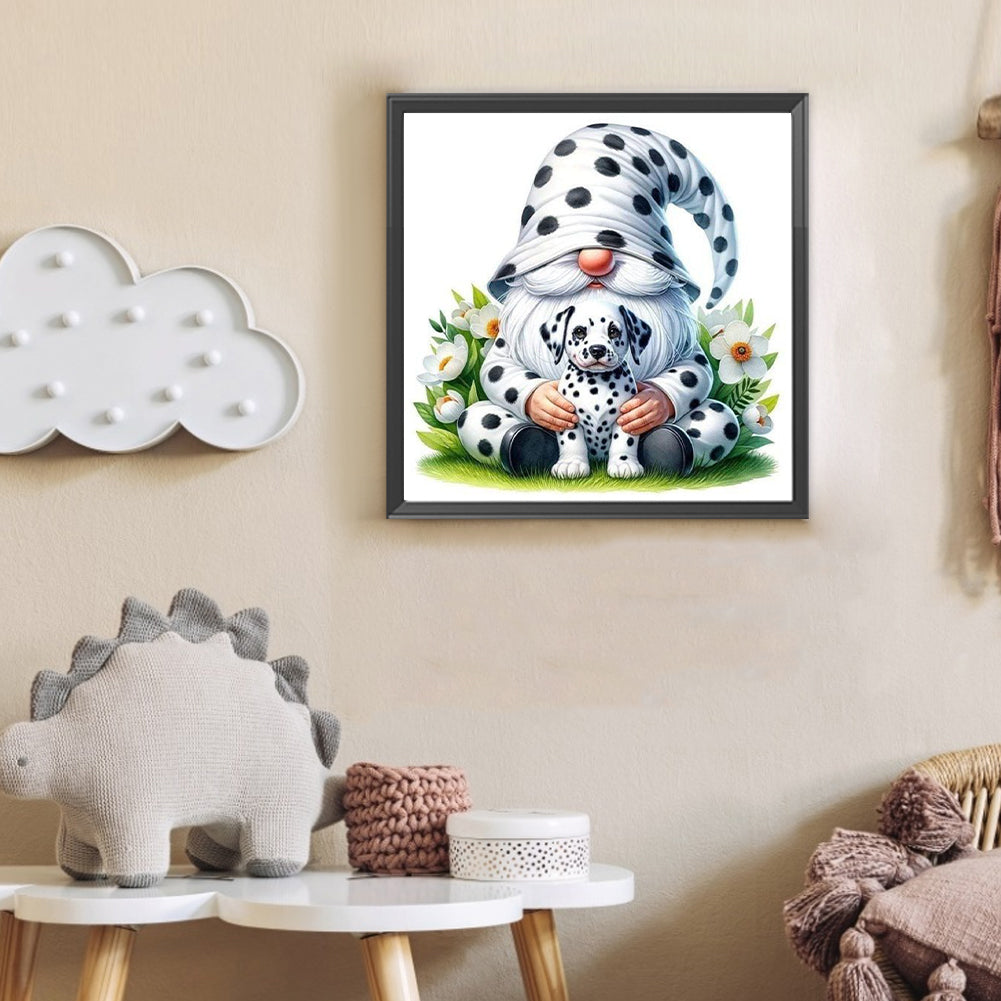 Dalmatian Gnome - Full Round Drill Diamond Painting 30*30CM