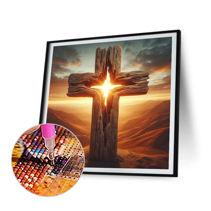 Cross - Full Round Drill Diamond Painting 30*30CM