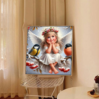 Angel Girl - Full Round Drill Diamond Painting 40*40CM