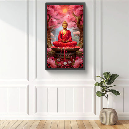 Buddha Statue - Full Round Drill Diamond Painting 40*70CM