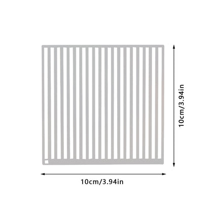 Stainless Steel Diamond Painting Ruler DIY Diamond Painting Tools (1 Row Square)