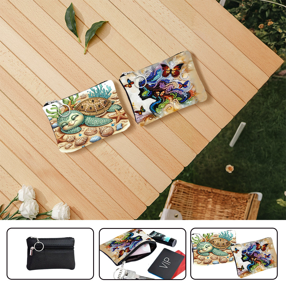 DIY Diamond Art Diamond Dot Diamond Card Pack 5D Diamond Painting Coin Pouch