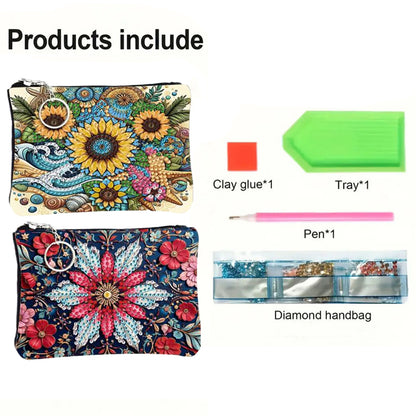 DIY Diamond Art Diamond Dot Diamond Card Pack 5D Diamond Painting Coin Pouch
