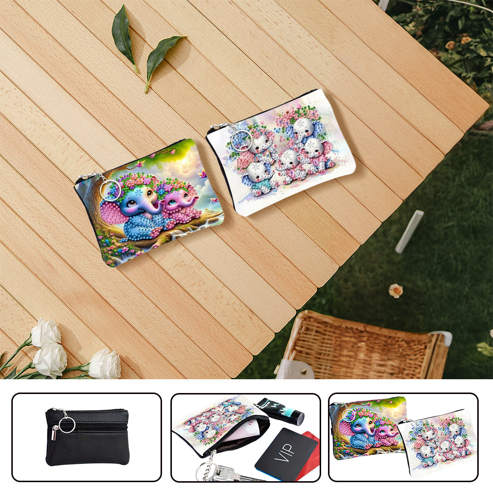 DIY Diamond Art Diamond Dot Diamond Card Pack 5D Diamond Painting Coin Pouch