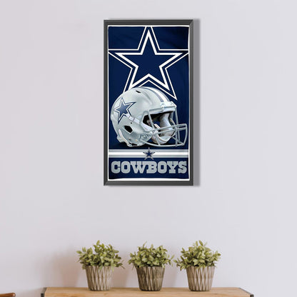 Cowboys Team - Full Round Drill Diamond Painting 30*60CM