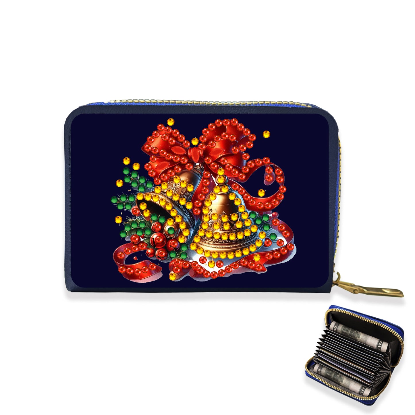 DIY Diamond Art Diamond Dot Card Pack 5D Diamond Painting Coin Pouch Craft Gift