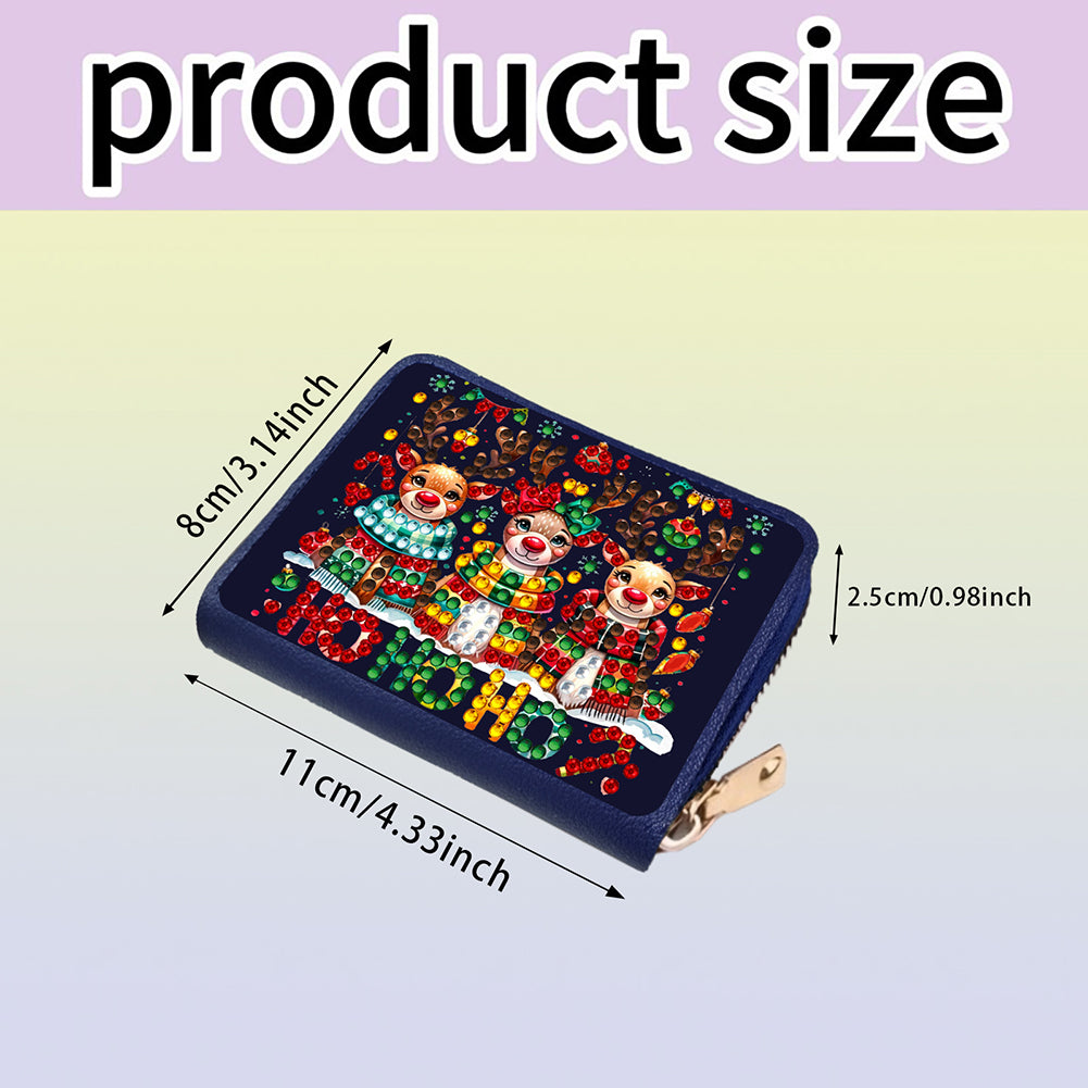 DIY Diamond Art Diamond Dot Card Pack 5D Diamond Painting Coin Pouch Craft Gift